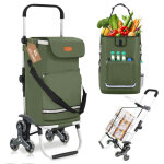 Sekey chariot de courses 3 - en - 1 pliable en aluminium ? sac imperm�able avec compartiment isotherme ...