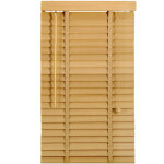 Sekey stores v�nitiens en bois v�ritable 62 mm ? lames avec veinure naturelle du bois (bois naturel) ...