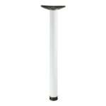 Notre selection - pied de table rondella diam�tre 60mm hauteur 710mm acier laqu� blanc - 635. 06. 776 ...