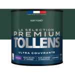 Tollens - peinture int�rieure couleurs - la s�lection premium velours - ultra couvrante - vert for�t ...