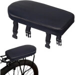 Selle arri�re de v�lo ? coussin universel ? cuir synth�tique noir