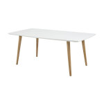 Selsey tinjan - table  manger - blanc - 160x100 cm