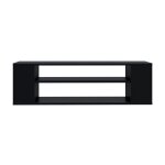 Selsey - weri - meuble tv - 100 cm - noir - style moderne