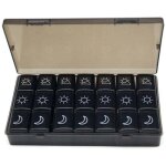 Semainier matin midi soir, grand pilluliers medicaments 7 jours 3 compartiments pilulier hebdomadaire ...