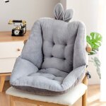 Semi - enclosed one seat cushion coussins de chaise coussin de sige de bureau warm comfort sea (gris) ...