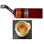 Semi - remorque but�e arri�re gauche avec ensemble lampe et douille 1525015