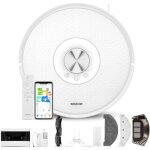 Sencor - aspirateur robot laveur srv 9350wh - 4000 pa - 200 min - 65 db - blanc