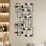 110 x 60 cm, tagre  vin murale en fer forg, tagre  vin murale, tagre  vin pour 10 bouteilles, ...