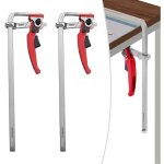 2 pinces  rail pour menuiserie, pince  table  cliquet, pince  vis  cliquet rapide, pince  rail ...