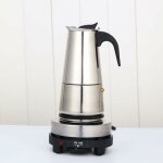 Senderpick - cafeti�re espresso, cafeti�re �lectrique en acier inoxydable 220 v, cafeti�re espresso 4 ...