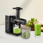 Extracteur de jus  vitesse lente, adapt aux fruits et lgumes, extracteur de jus 150 w, extracteur ...