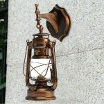Lanterne r�tro vintage lampe murale industrielle lampe d�corative lanterne ext�rieure applique murale ...