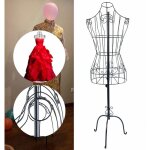 Mannequins en fil de fer mannequin de torse suprieur fminin mannequin de vtements factice forme de ...