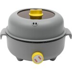 Marmite �lectrique, mini marmite �lectrique, cuit - vapeur, ronde, portable, 2, 2 l, po�le �lectrique ...