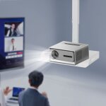 Support de projecteur - suspension du plateau de projecteur hauteur rglable 34 - 56cm support de projecteur ...