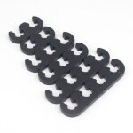 S�parateurs de fils de bougie d'allumage noirs, m�tiers � tisser pour chevy ford 9728