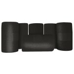 Septicare - bandes cohsives de contention couleur noir, lot de 18