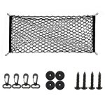 Filet de rangement pour coffre de voiture, 90 x 30 cm, double couche, s'adapte  la plupart des coffres ...