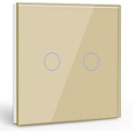 Interrupteur tactile monocommande  2 position, interrupteur  lumire blanche avec affichage led, - ...
