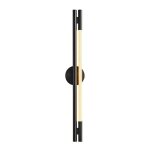 Serpe - une applique murale led noire moderne avec une corde lumineuse Serpe - une applique murale led noire moderne avec une corde lumineuse