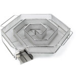 Wiltec - serpentin gnrateur fume froide 20, 5x20x5cm acier fin fumoiraccessoires bbq smoker viande ...