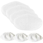 Serpilli�res microfibres pour polti vaporetto paeu0332 sv440 double, sv450, sv460, 4 lingettes reutilisable ...
