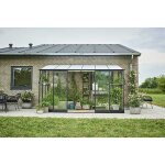 Halls - serre adossée polycarbonate 6 mm et verre trempé 3 mm qube lean - to avec base 7. 10 m², couleur ... Halls - serre adossée polycarbonate 6 mm et verre trempé 3 mm qube lean - to avec base 7. 10 m², couleur ...