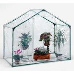 Serre de balcon jardin terrasse 180x105xh153cm plantes fleurs mimosa s