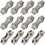Serre - c�ble duplex en acier inoxydable, connecteur de corde m2, serre - c�ble pour c�ble en acier de ...
