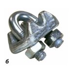 Lem select ? serre - c�ble � �trier � 6 mm ? lot de 10 ? pour c�ble 5 - 6 mm ? semelle en fonte ? �trier ...