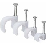 Serre - c�bles pour c�bles pinces � clous 6 7 8 10 mm serre - c�bles pinces � clous clips adh�sifs avec ...