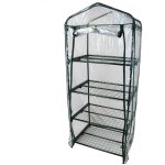 Linxor - serre de jardin 4 tagres 69 x 49 x 160 cm transparente en plastique pvc