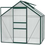 Vitavia - serre de jardin en polycarbonate 4 mm et aluminium vert émeraude venus longueur de 321 cm Vitavia - serre de jardin en polycarbonate 4 mm et aluminium vert émeraude venus longueur de 321 cm