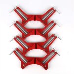 Serre - joint, jeu de 4 pinces � angle droit 90 degr�s pour le travail du bois, ajustable pince � onglet ...