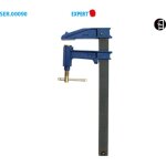 Serre - joint � pompe saillie 120 mm section 35 x 8 mm l. 300 mm - 120. 358. 030 - leman