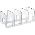 Serre - livres en acrylique transparent, r�sistant aux rayures, trieur de fichiers de bureau pour la ...