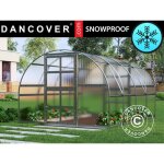 Dancover - serre polycarbonate titan arch 320, 12m, 3x4m, argent