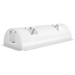 Serre tunnel en aluminium avec fen�tre en filet, r�sistante aux uv, film plastique, 200 x 80 x 45 cm, ...