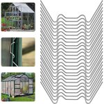 Serre vitrage clips type w serre pinces en acier inoxydable, type w clips pour serre, clips de montage ...