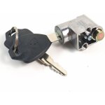 Serrure avec 2 cl�s pour v�lo �lectrique, v�lo �lectrique, scooter, coffre fort, bo�te de serrure