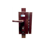 Serrure 3 points s�rie 468 profil europeen coloris marron a2p droite - mottura - 38468vda2p