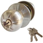 Serrure en acier 201, cylindre en cuivre avec clés informatiques, 3 clés incluses, verrou court 60, marge ... Serrure en acier 201, cylindre en cuivre avec clés informatiques, 3 clés incluses, verrou court 60, marge ...