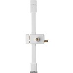 Serrure en applique horga � tirage pour porte d'entr�e, gauche, 3 pts, transit2 �23mm, axe 55mm, blanc, ...