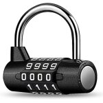 Serrures d'armoire, cadenas � combinaison � 4 chiffres, serrure de garde - robe de casier de gym