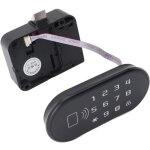 Serrure d'armoire intelligente, 100 codes, serrure biom�trique par mot de passe avec usb pour porte, ...