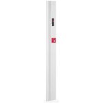 Serrure bandeau electrique blanc en applique bandom 300 1 point metalux droit tirant Serrure bandeau electrique blanc en applique bandom 300 1 point metalux droit tirant