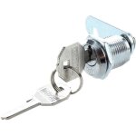 Serrure batteuse a came barillet pour boite aux lettres tiroir 20mm et 2 cles