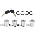 Serrure berlingo 2002, ensemble de barillet de serrure de porte de voiture avec cl�s adapt�es pour partner ...