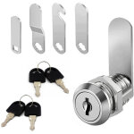 Serrure de bo�te aux lettres 16 mm avec 4 cl�s - livr� avec 4 plaques de verrouillage diff�rentes, serrure ...