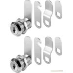 Serrures de bo�te aux lettres barillet boite aux lettres serrures d'armoire en m�tal avec 4 cl�s serrures ...